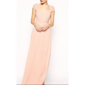 ASOS Kate bridesmaids floor length dress